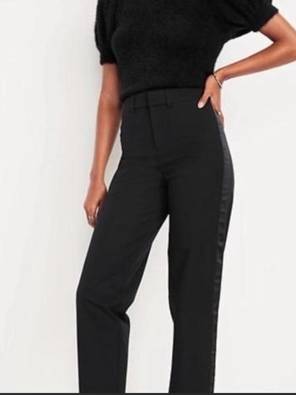 NWT Old Navy High-Waisted Pixie Loose Straight Pants - 8Tall